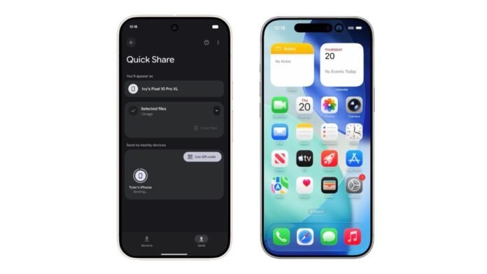Android’s Quick Share Meets iPhone’s AirDrop