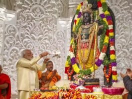 Historic Moment in Ayodhya: PM Modi Hoists Saffron Flag Atop Ram Mandir in Grand Ceremony